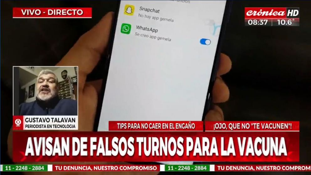 Los estafadores se apoderan de la cuenta de WhatsApp y estafan a los contactos de la víctima (Captura de pantalla).