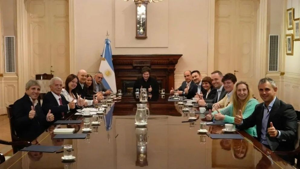 Javier Milei encabezará una reunión de gabinete (Foto archivo).