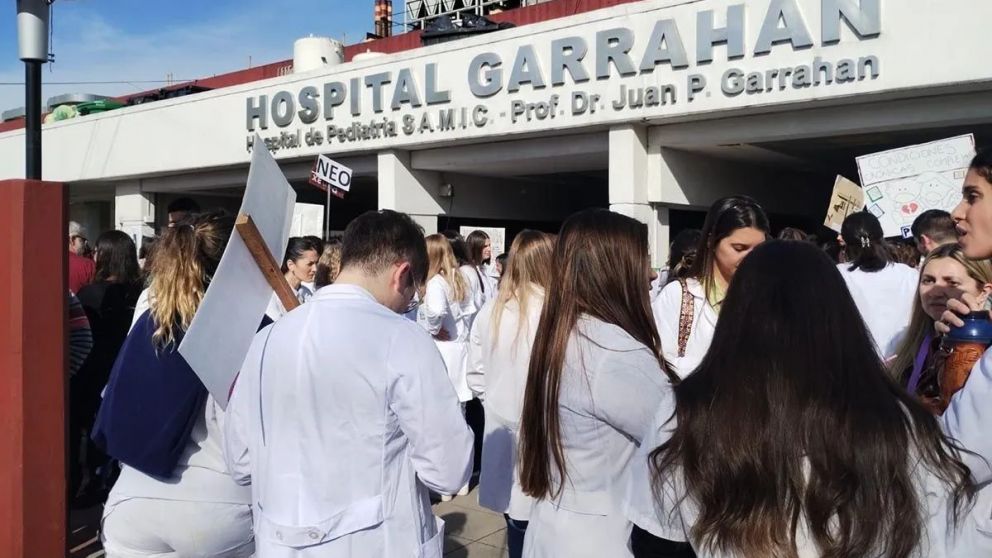 Trabajadores del Hospital Garrahan realizarán un nuevo paro de actividades (Archivo).
