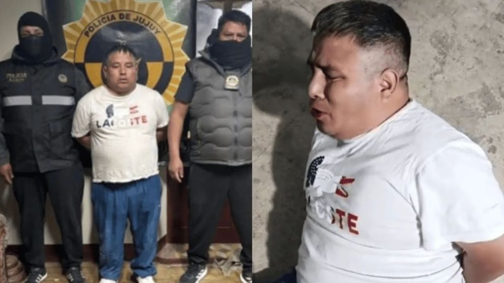 Víctor Sotacuro en el día de su detención.