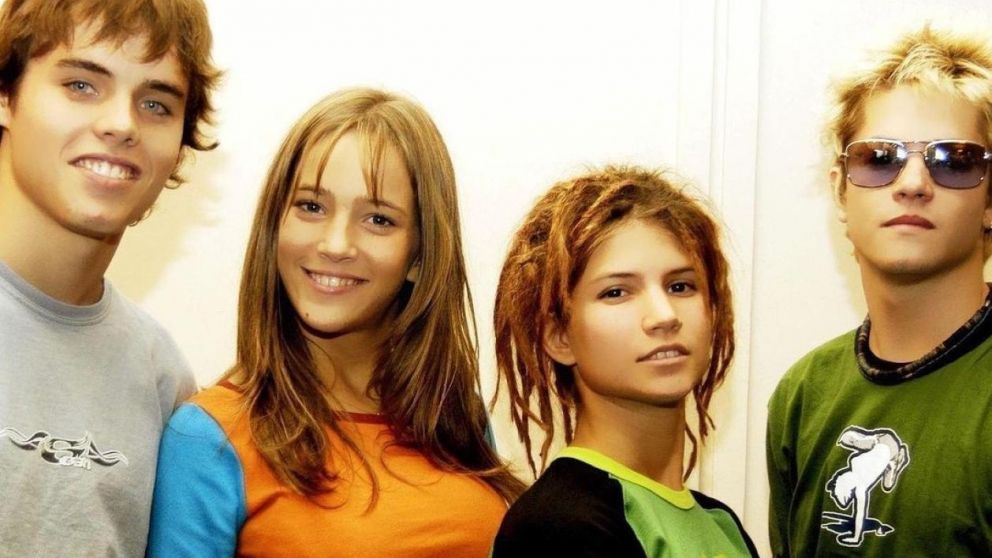 Benjamín Rojas, Luisiana Lopilato, Camila Bordonaba y Felipe Colombo, protagonistas de "Rebelde Way".