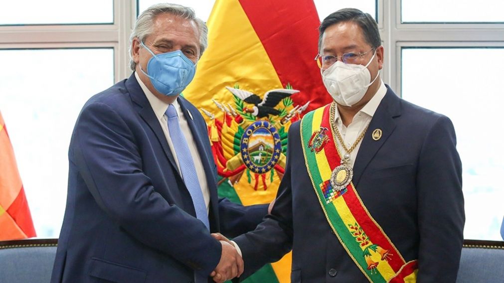 Alberto Fernández y Luis Arce hablaron sobre la denuncia realizada por el gobierno boliviano (Archivo).