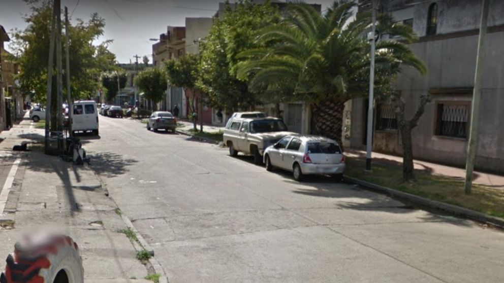 Ac� se produjo el homicidio del efectivo policial.