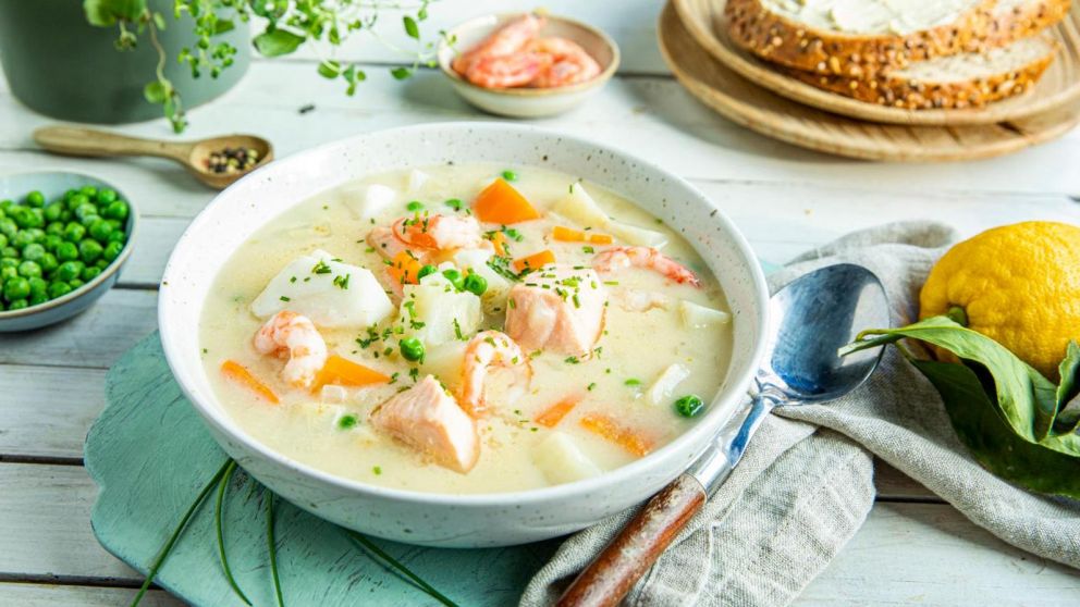 El Fiskesuppe es una sopa clásica de Noruega.