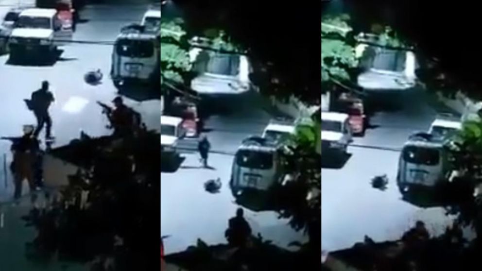 La secuencia del brutal ataque al presidente de Haití, Jovenel Moise (Captura de video).