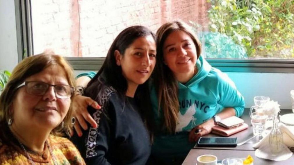 Leticia, junto a Noelia y M�nica, sus colaboradoras.