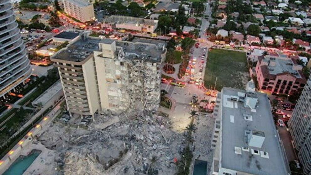 Para la demolición del edificio se utilizarán "pequeños explosivos colocados estratégicamente", dijo la alcaldesa de Miami. (Gentileza: Sputnik Mundo)