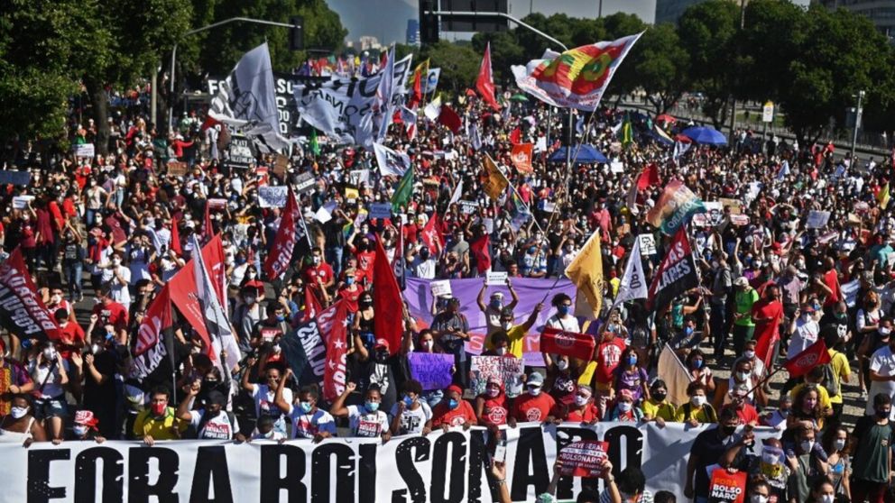 Las manifestaciones en contra del jefe de estado se han vuelto una constante en los últimos meses.