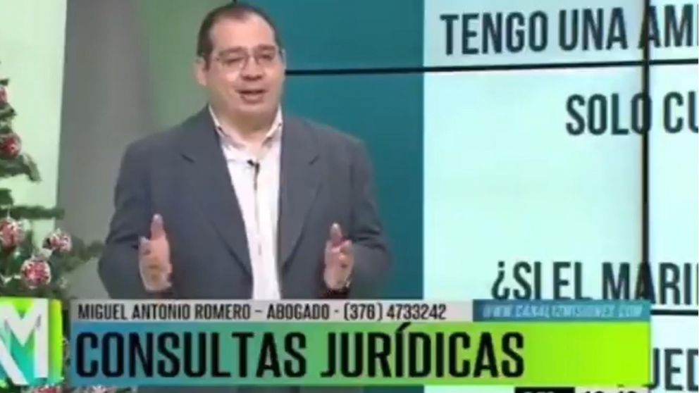Ante la consulta, el letrado brindó una respuesta inusual.