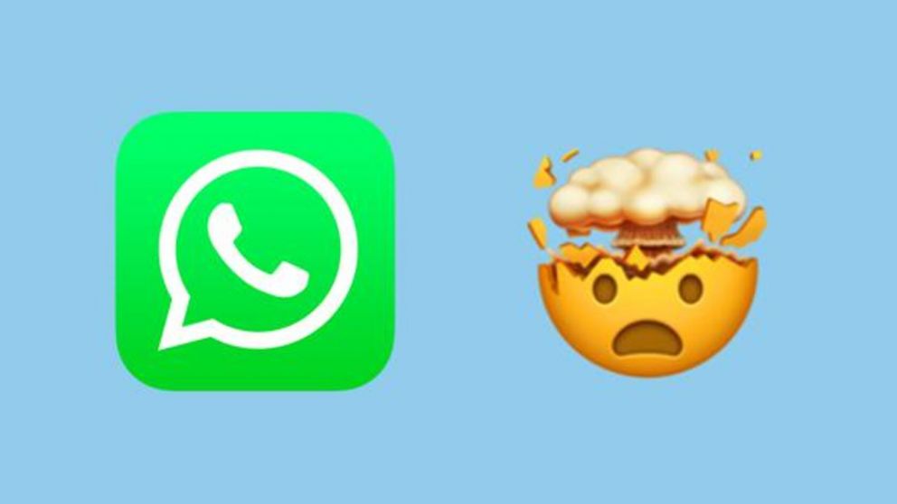 El emoji de la ‘cabeza explosiva’ de Whatsapp no tendría el significado que le dan muchos usuarios (imagen ilustrativa).
