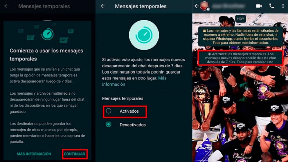 WhatsApp: cómo enviar fotos y videos que desaparecen automáticamente luego de ser vistos.
