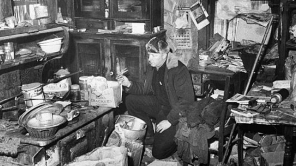 Macabro hallazgo en la casa del asesino Edward Gein (Archivo).