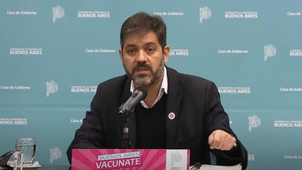 Carlos Bianco, jefe de Gabinete del Gobierno bonaerense, fue el responsable de anunciar la medida (Captura de pantalla).