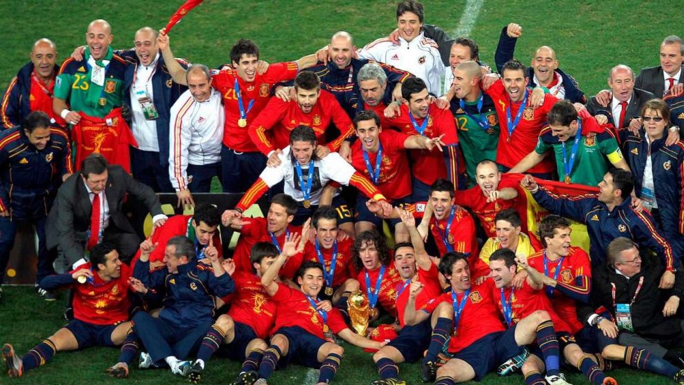 Primer titulo mundial para España en 2010.