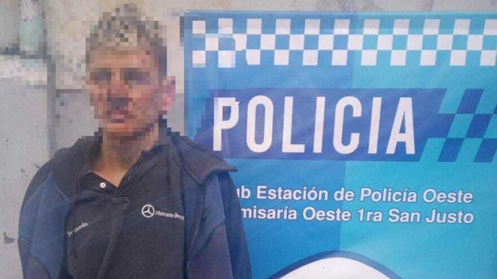 Matías Andrade, el detenido e imputado por el asesinato del almacenero Silvestre Reynaldo Quiroz.