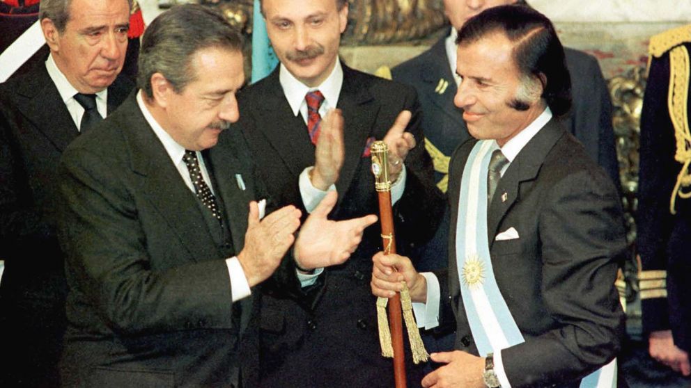 Carlos Menem estuvo diez años en el poder.