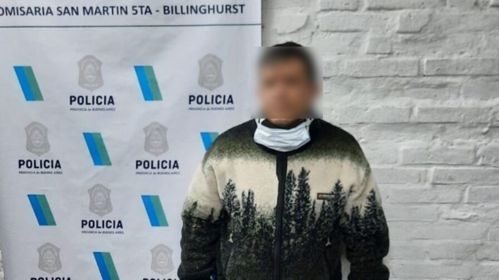 Este es el individuo que fue apresado por intentar asesinar a su pareja.