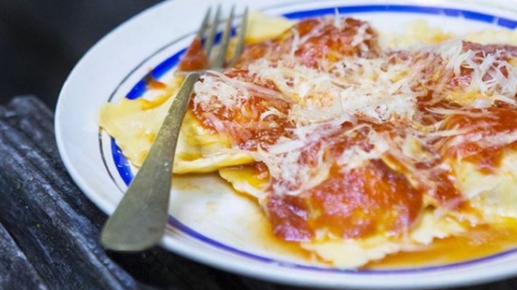 Ravioles a la genovesa, un clásico entre las pastas italianas. (Gentileza: Donato De Santis).