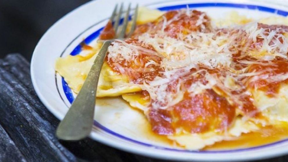 Ravioles a la genovesa, un cl�sico entre las pastas italianas. (Gentileza: Donato De Santis). 