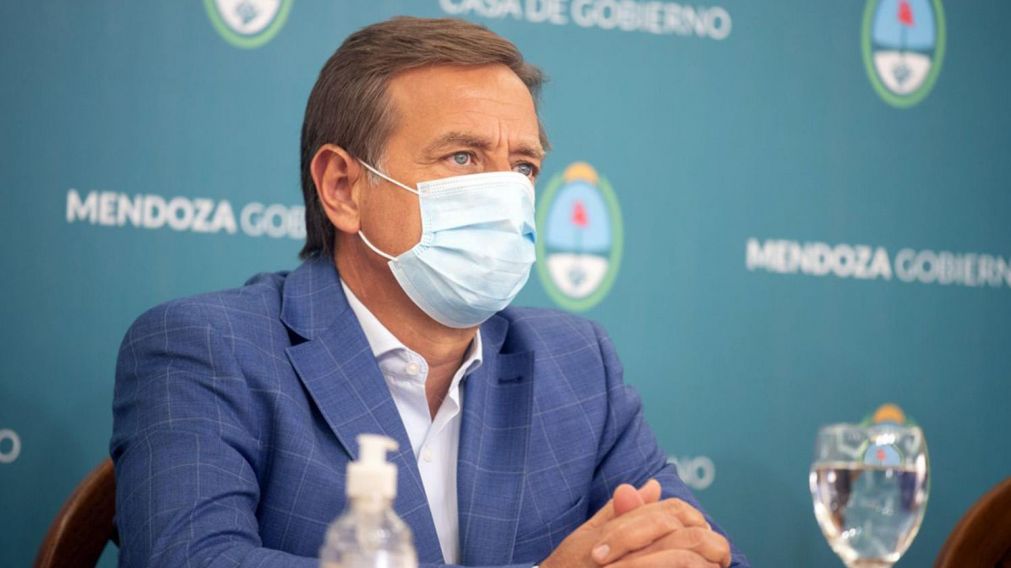El gobernador de Mendoza, Rodolfo Suárez (Archivo).