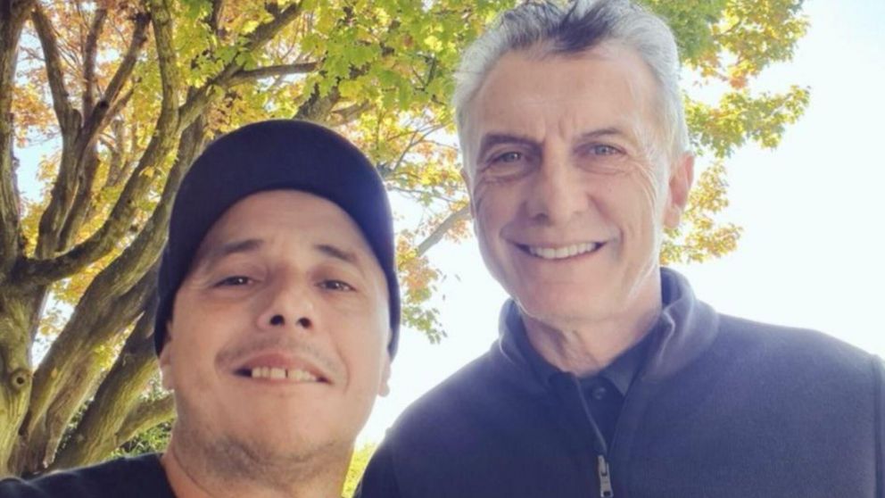 El Dipy obtuvo su fotograf�a con Mauricio Macri a principios de junio.
