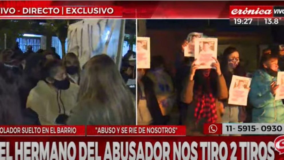 La familia reclama que la Justicia encierre al acusado.
