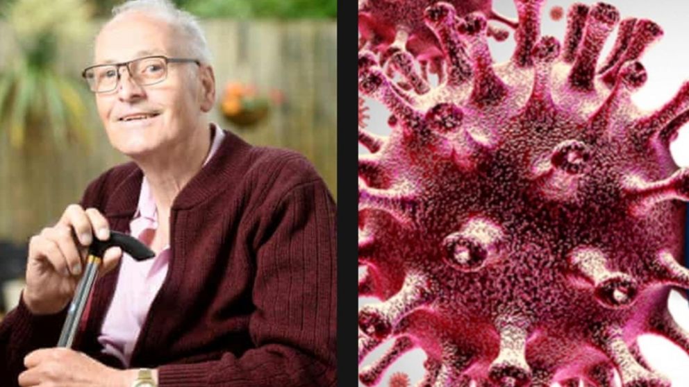 El anciano venció al Covid tras 10 meses.