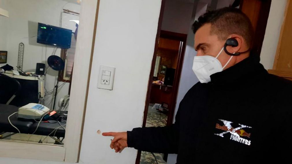 Germán, el enfermero de 46 años y dueño de la vivienda donde ocurrió la entradera en el barrio La Loma (Gentileza InfoCielo).