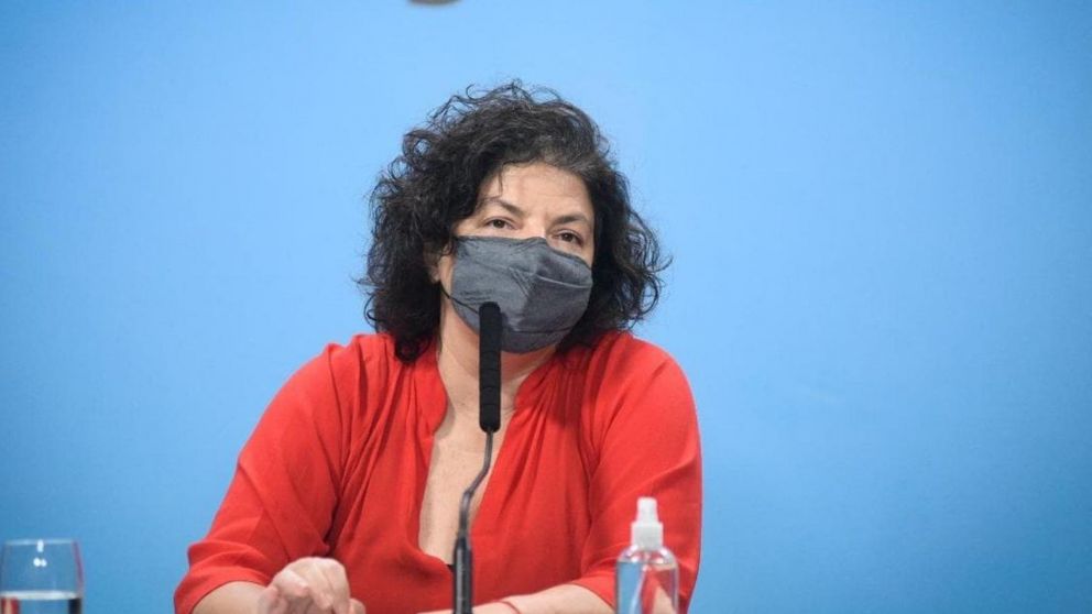 Carla Vizzotti señaló que desde el Gobierno se analiza la posibilidad de combinar vacunas contra el Covid de distintos laboratorios (Prensa Presidencia).