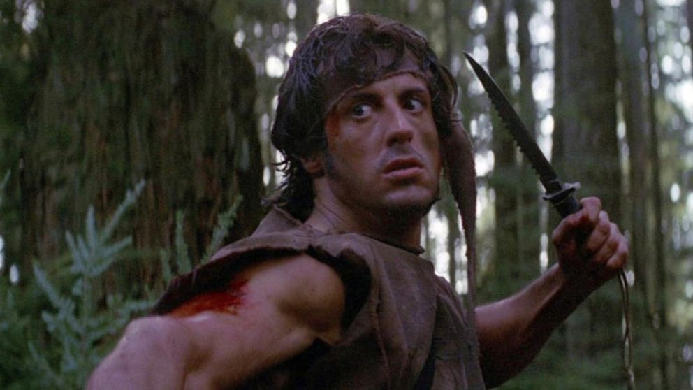 Sylvester Stallone es el símbolo de la acción y los tiros.