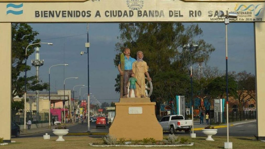 La Banda, una tradicional ciudad santiague�a.