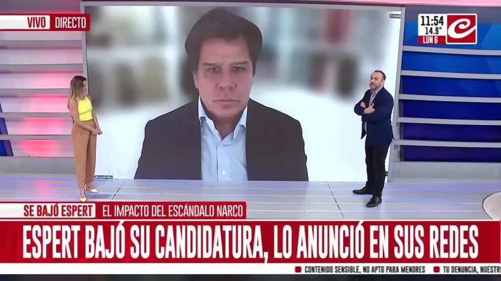 Al Gobierno �se le infiltr� un candidato que adem�s es el presidente de la Comisi�n de Presupuesto financiado por el narcotr�fico, esto es grave�, remarc� Manes.