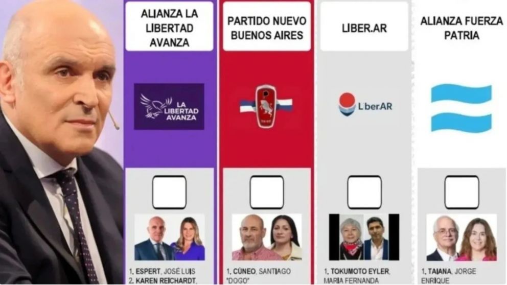 El Gobierno aseguró que demandaría más de $12 mil millones la reimpresión de boletas sin José Luis Espert (Archivo).