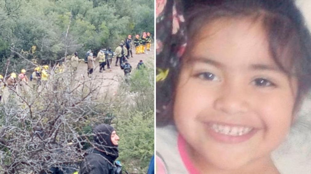 Continuaba este jueves la búsqueda de Guadalupe Belén Lucero (5) en San Luis (Marco Bustamante/Crónica).