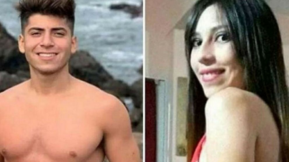 El femicida, Naim Vera Menem; y la víctima, Brenda Micaela Gordillo.