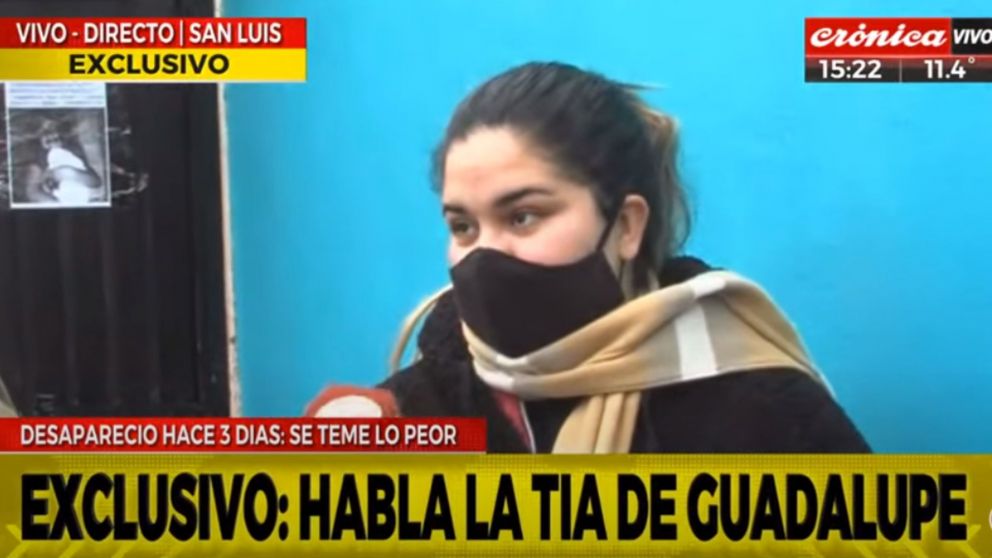Tania Torres, tía de Guadalupe, habló con Crónica HD.