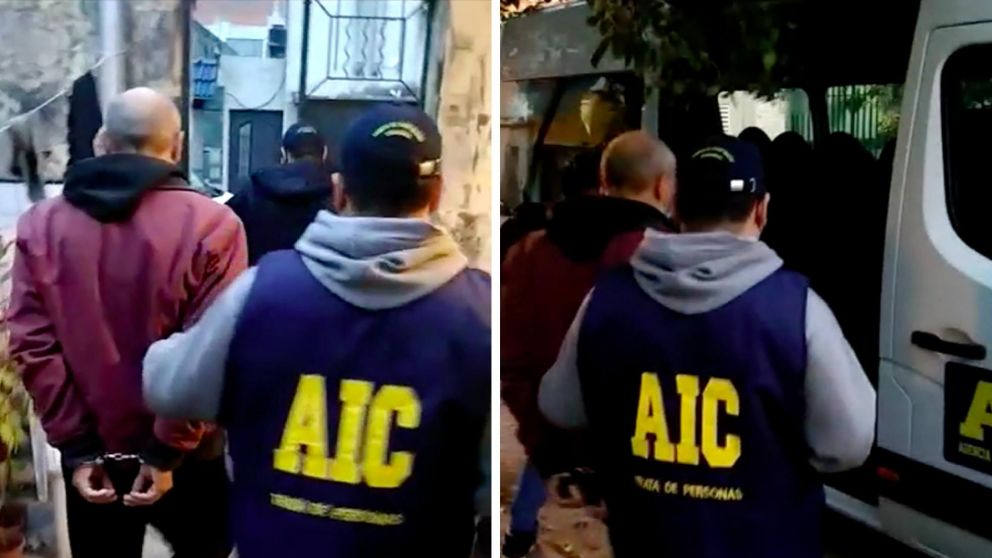 Además de los detenidos secuestraron material vinculado a la investigación. (Captura de video)