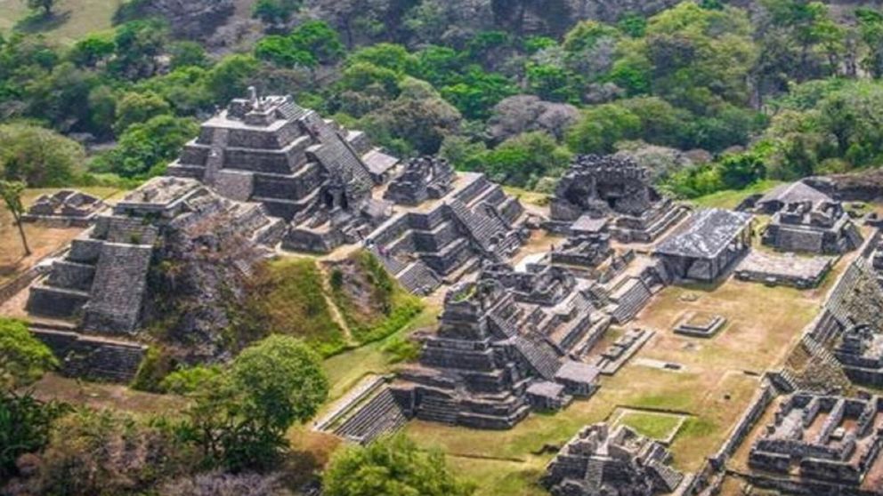 Las pirámides Mayas, en México.