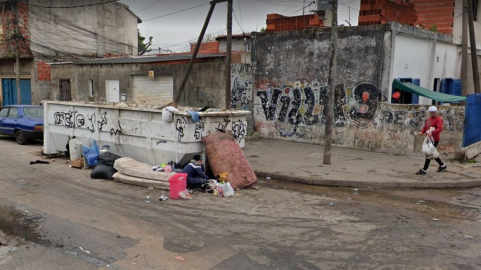 Acá fue mortalmente herido el cartonero Luis Gustavo Ponce.