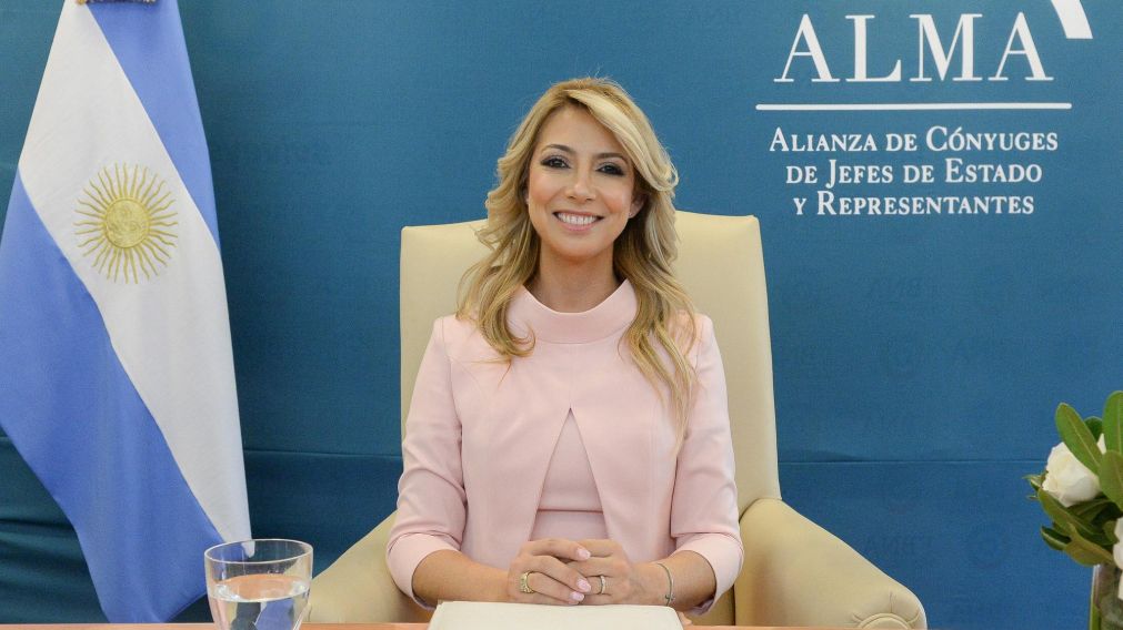 Fabiola Ya�ez, primera dama de Argentina, encabez� el evento de ALMA: