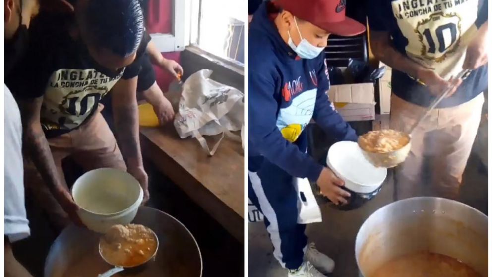 El comedor solidario ubicado en el barrio Las Colinas de Monte Grande atendi� a 200 personas en su d�a de apertura.