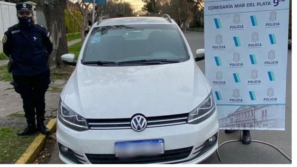 El auto robado que pudo ser recuperado