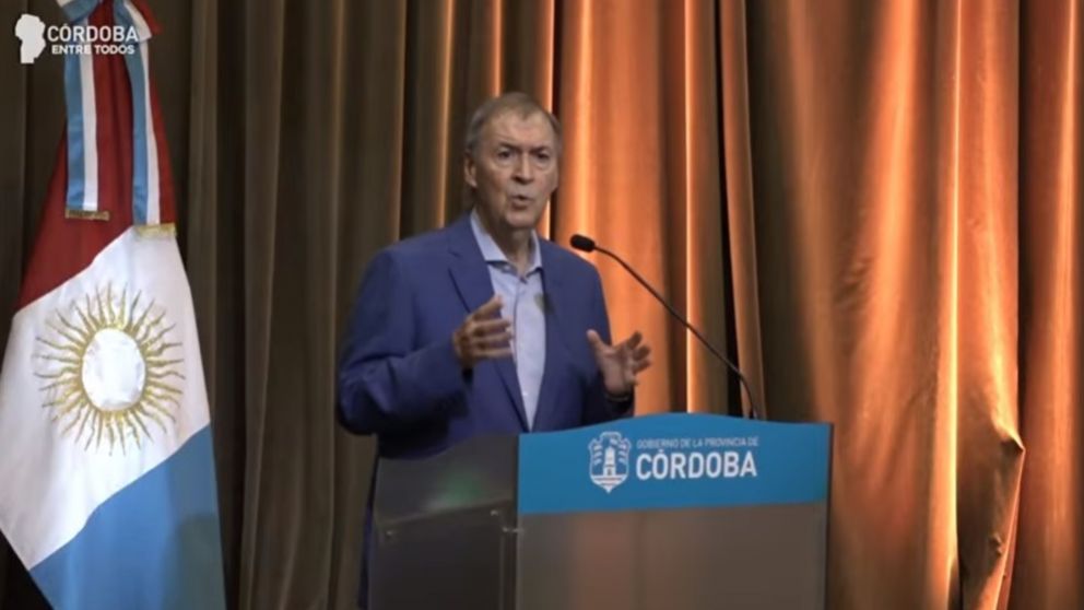 Juan Schiaretti anunció que la circulación se restringirá desde las 20 hasta las 6, excepto para los esenciales (Captura de pantalla).