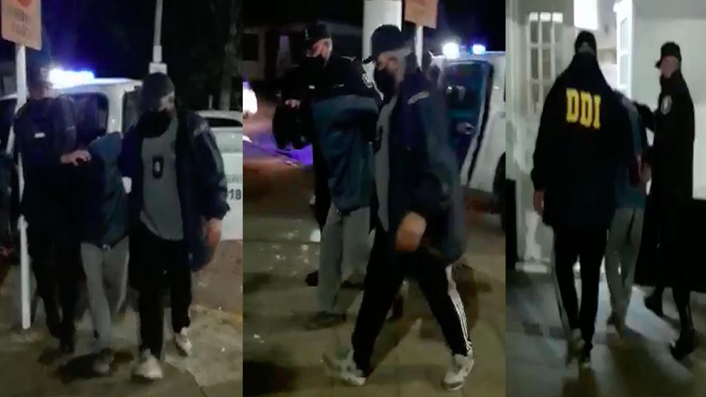 Así fue detenido el femicida que asesinó a su pareja en un descampado. (Captura de video)
