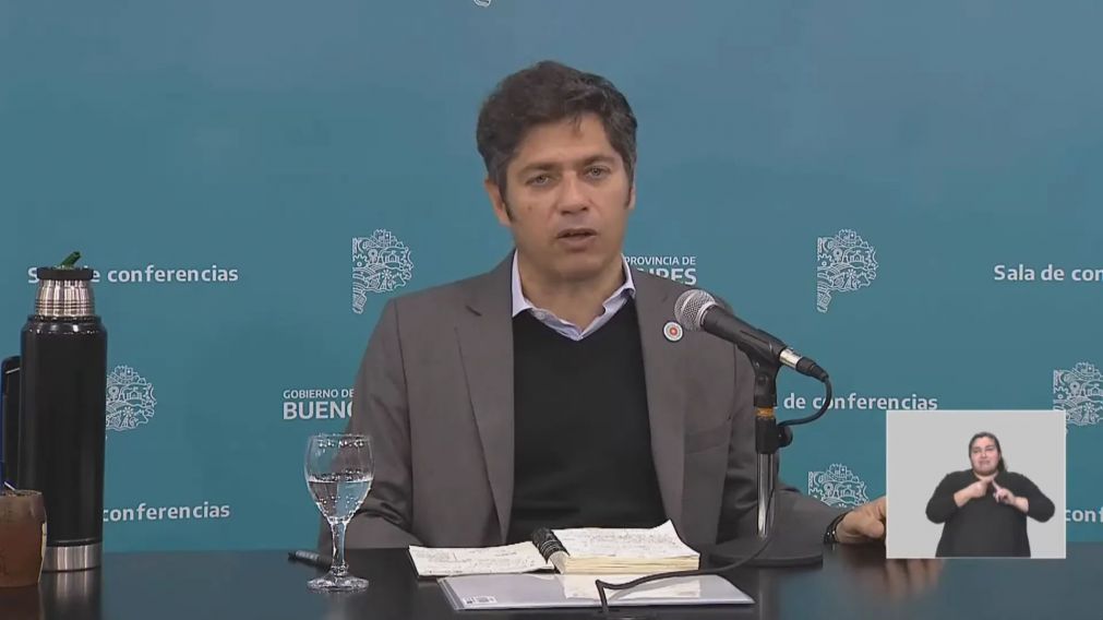 Axel Kicillof volvió a mostrarse como alternativa a las políticas que propone Javier Milei.