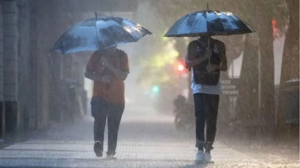 El SMN emitió alerta amarilla por lluvias y vientos fuertes en seis provincias (Imagen ilustrativa).