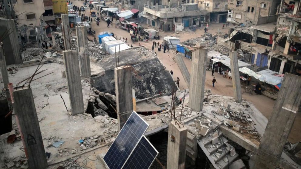 Ruinas en la Franja de Gaza (Gentileza ABC).