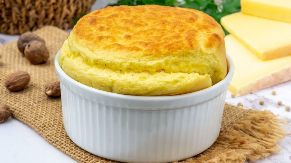 Suflé de chipá casero: crujiente por fuera y suave por dentro.