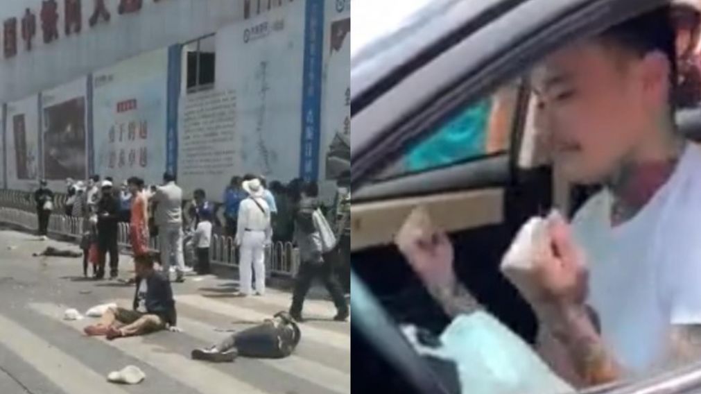 Mientras hay familias que lamentan a sus muertos, el conductor del atropellamiento baila (Captura de video).
