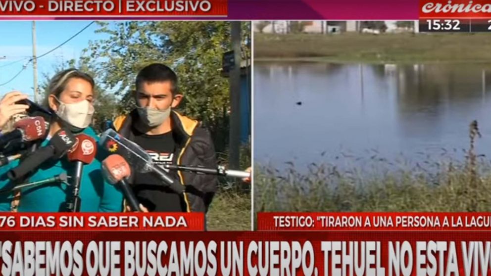Hermana de Tehuel: "Sabemos que buscamos un cuerpo, él no está vivo".